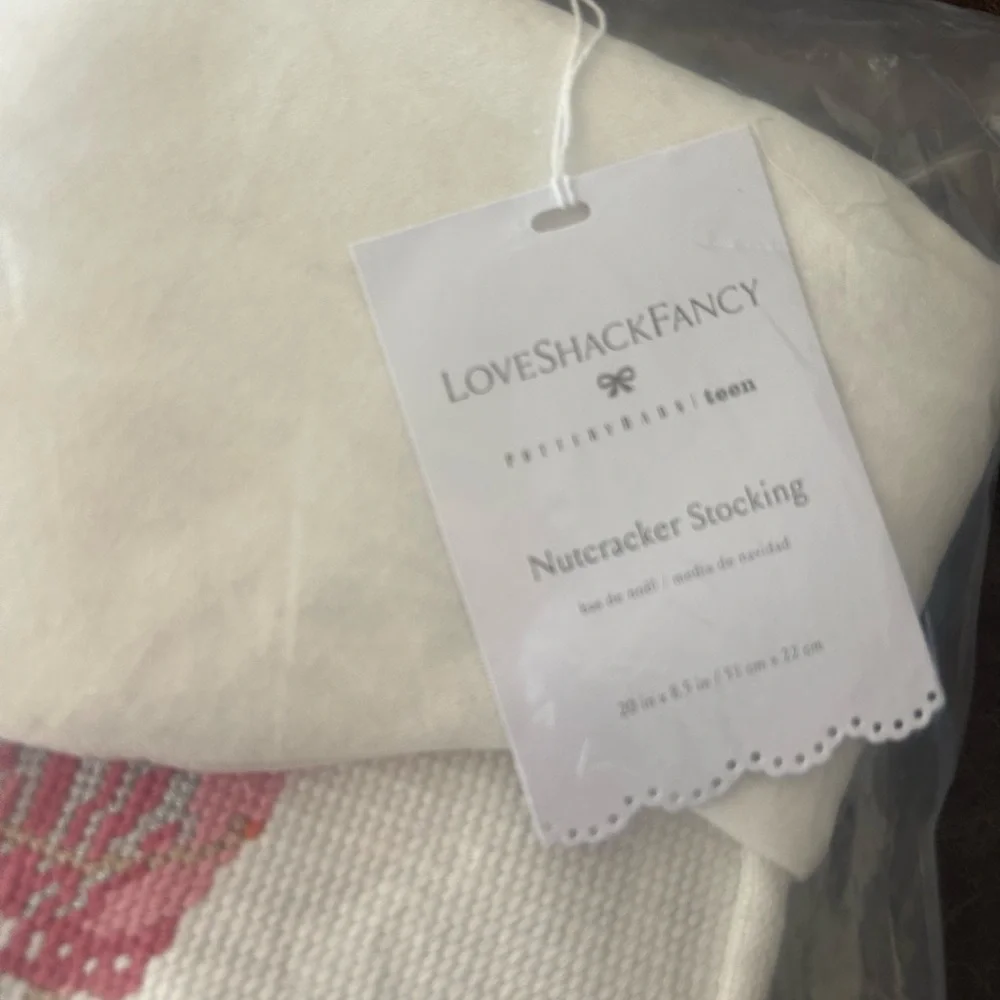 RARE Pottery Barn Teen LoveShackFancy Stockings Nutcracker NWT
